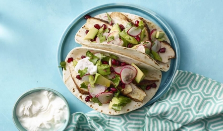 Spiced Chicken Tacos with Avocado 